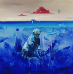 pinker_regen_im_eisbad,_ol_auf_leinwand,_80_x_80_cm
